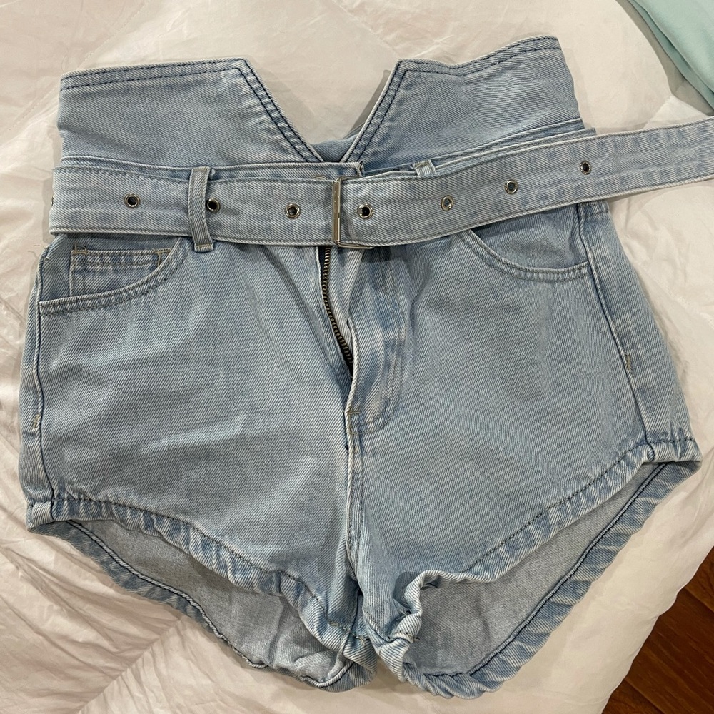 Blue shorts